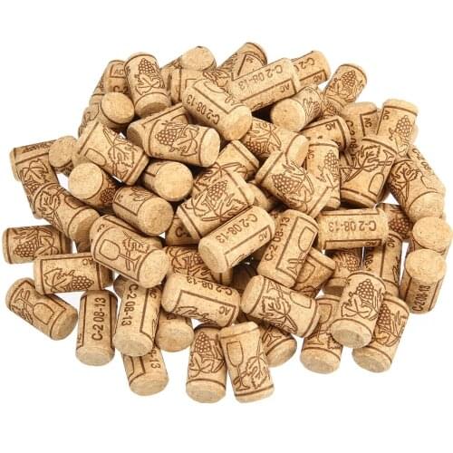 100Pcs DIY Bottle Sealing Stopper Soft Cork Bungs Red Wine Champagne Bottle Stopper Barware Tools