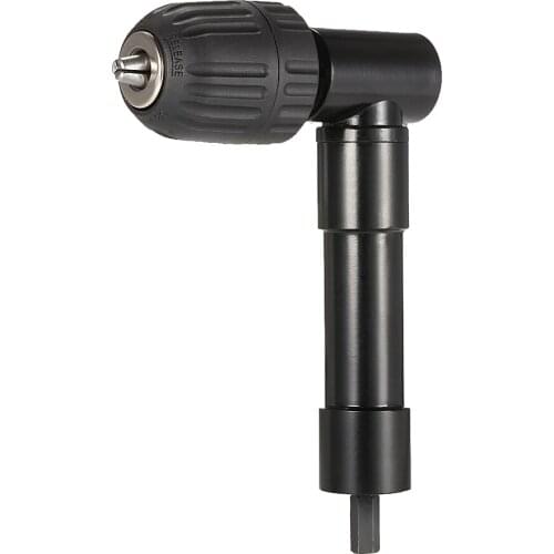 Quality 0.8-10mm Professional Right Angle Bend Extension right angle drill attachment 90 Degree Cordless Drill Adapter