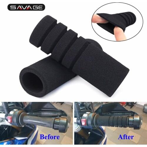 Handlebar Grip Motorcycle Universal 7/8" 22mm Sponge Cover Comfort Motocross Off-Road Bike Electric Bicycle Anti-slip Hand Grips