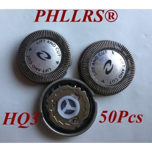 50pcs Replacement Shaver Head HQ3 razor blade for philips HQ56 HQ55 hq54 HQ4 HQ6940 HQ6970 HQ6990 HQ902 HQ904 HQ906 HQ912