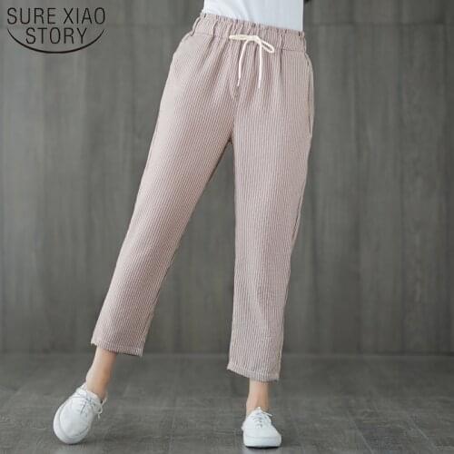 Женские льняные брюки SURE XIAO STORY China At AliExpress