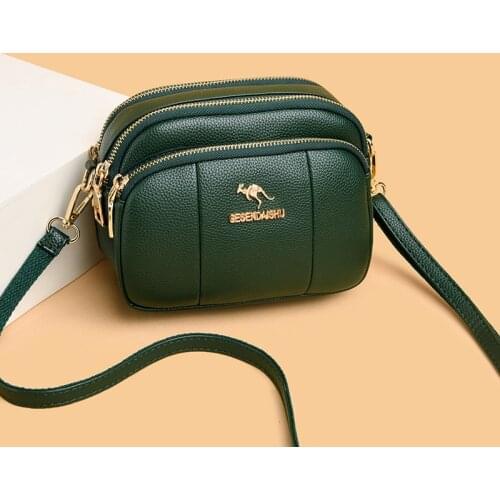 Vintage Women Crossbody Bags Solid Color Flap Messenger Bag Luxury Designer Handbag Ladies High Quality Pu Leather Shoulder Bag