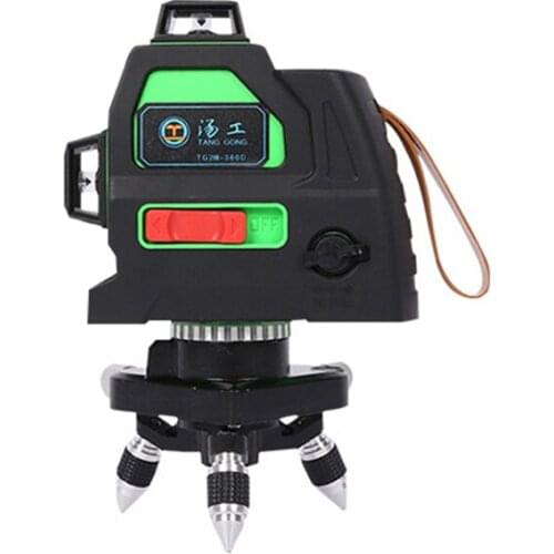 8 Lines Laser Spirit Level Decoration Green Light Precision Portable Super Light Building High Precision Measuring Tools