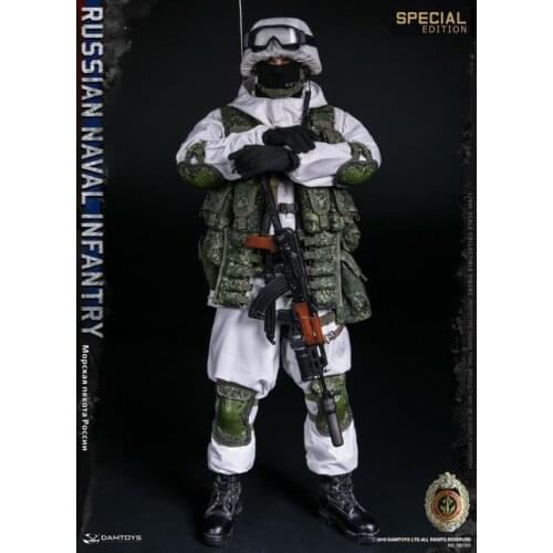 1/6 Action Figures DAMTOYS78070S Russian naval infantry snow version of the new stock