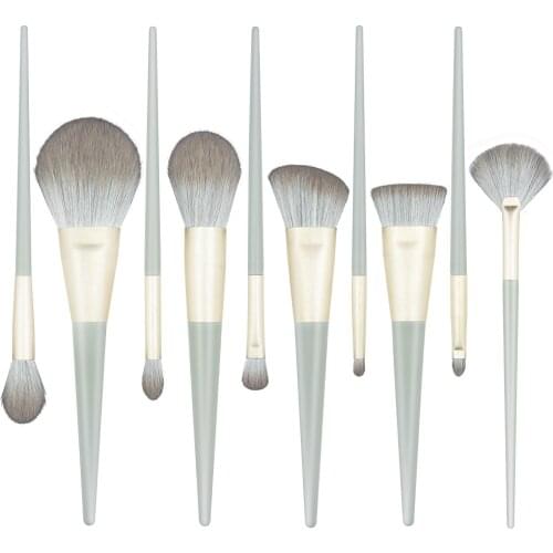 1Pcs Blue Cosmetic Powder Eye Shadow Foundation Blush Makeup Set Brushes Tool Portable Beauty Tools Make Up Brush