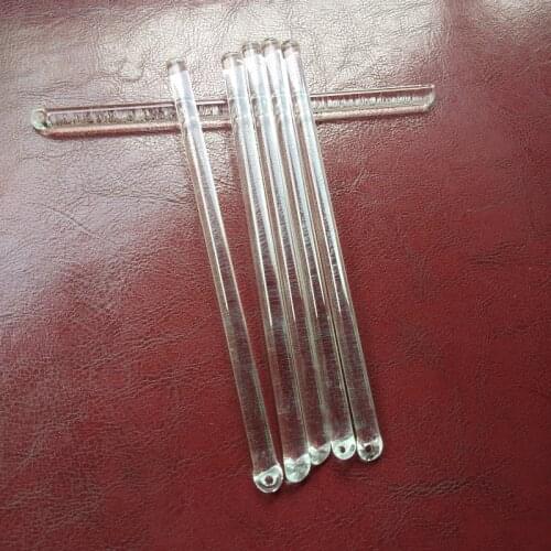 10pcs/lot 8*150/200/300mm round glass stick/glass rod prism DIY chandelier crystal with single hole lighting Accessories