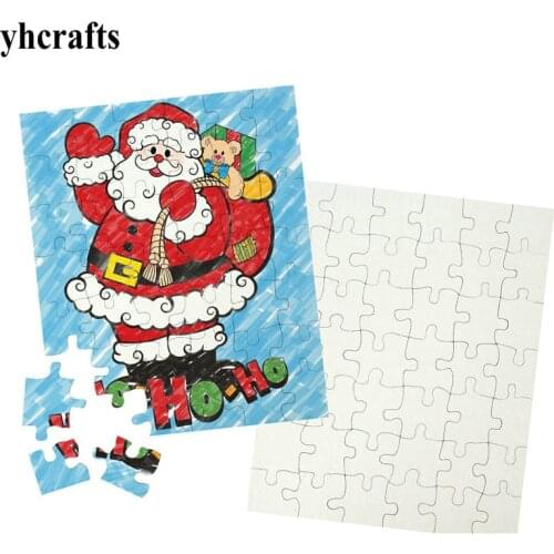 12PCS/LOT,Paint unfinished cardboard puzzle Early educational toys Kindergarten arts and crafts Creative fancy family games