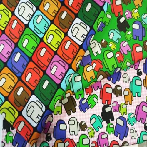 145cm Width Cartoon Astronaut 100% Cotton Fabric For Child Clothes Hometextile Backpacks Slipcover Cushion Cover DIY Cloth