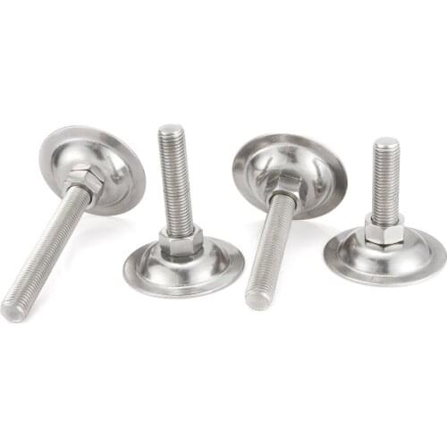 2pcs/set Stainless steel foot cup screws M12*80/100/120/150 mm Anchor bolts screw