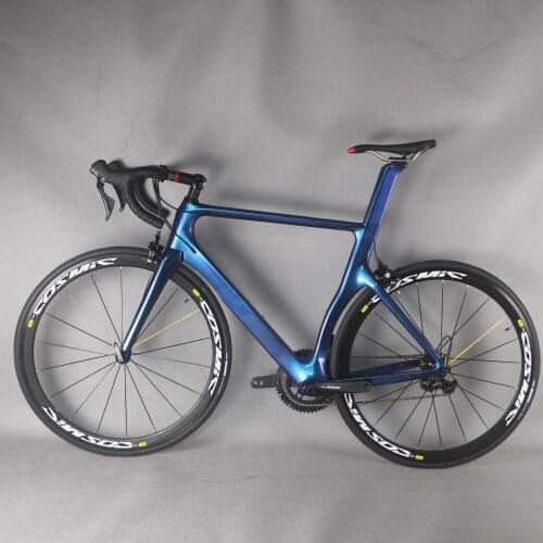 2021TT-X2 Complete Road Carbon Bike chameleon color Carbon Bike with groupset shi R7000 22 speed Road Bicycle cycling