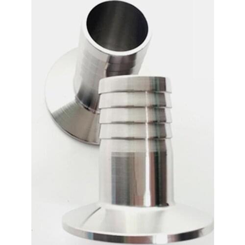 8mm Hose Barb x 1.5" Tri Clamp SUS 316L Stainless Steel Sanitary Tri-Clamp Hosetail Coupler Fitting Home Brew