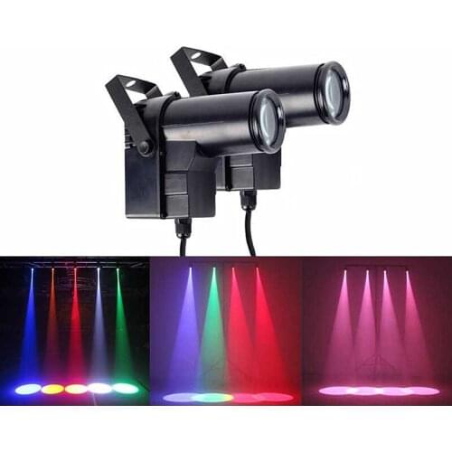 Draadloze Afstandsbediening 10 W LED Pinspot Light RGB Beam Podium Verlichting Spotlight Track Verlichting Voor Party Wedding Di
