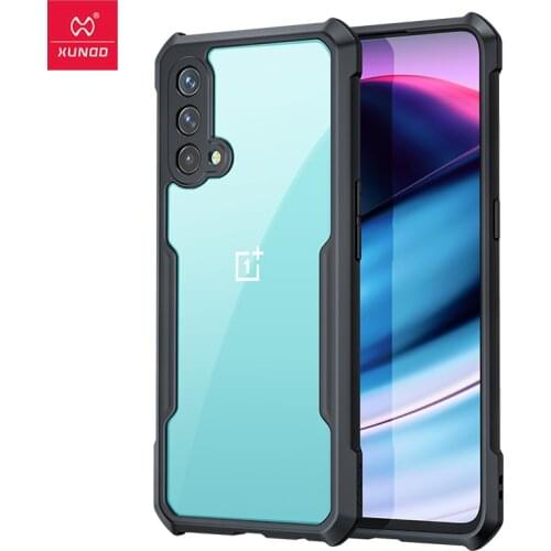 For Oneplus Nord CE 5G Case Shockproof Airbags Bumper Transparent Back Cover for Oneplus Nord ce 5g Original Xundd Case