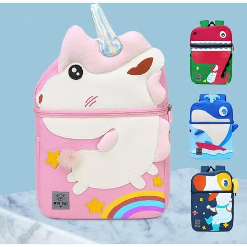 Toddler Cute Children School Bag For Boys Kids Waterproof Backpack Kindergarten Girls 3d Cartoon Lovely Mochila For 2-7 Years