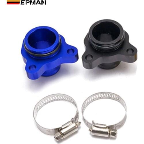EPMAN Coolant Water Hose Fitting Replacement Aluminum Connector+Clamp For BMW 335i 11537541992 11537544638 OEM EPWT992BMW