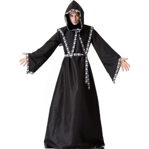 Hot Sale Men Halloween Wizard Costume Cosplay Clothing Carnival Adult Party Uniform halloween costumes for men adult