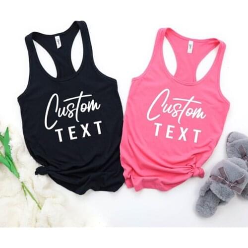 Customized Extraordinary Bachelorette Party Tanks Bride Song Quotes Tanks Girfriends Gift Birthday Girl Squad Tank Tops Gifts