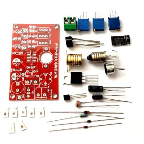 Sound and Light Control Delay Corridor Light Circuit Kit Guide Training Parts