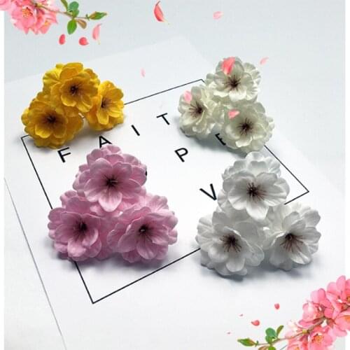 25pcs Soap Flower Artificial Flower Cherry Blossom Handmade Soap Preserved Flower Decoration Present Gift for Mothers Day Soap