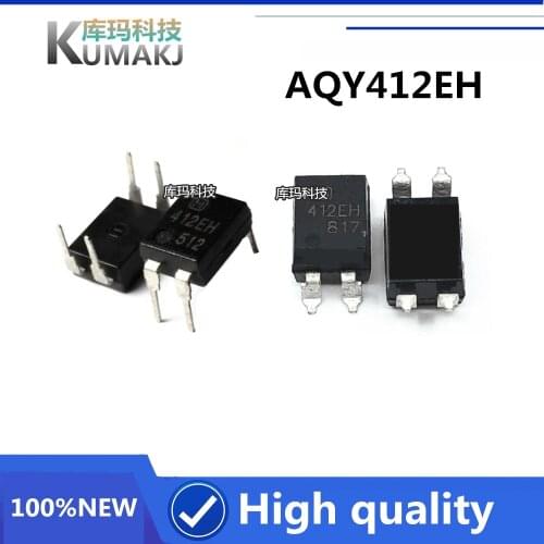 5PCS/LOT 100%Original New AQY412EH AQY412EHA 412EH SOP-4 Optical coupling normally closed solid state relay