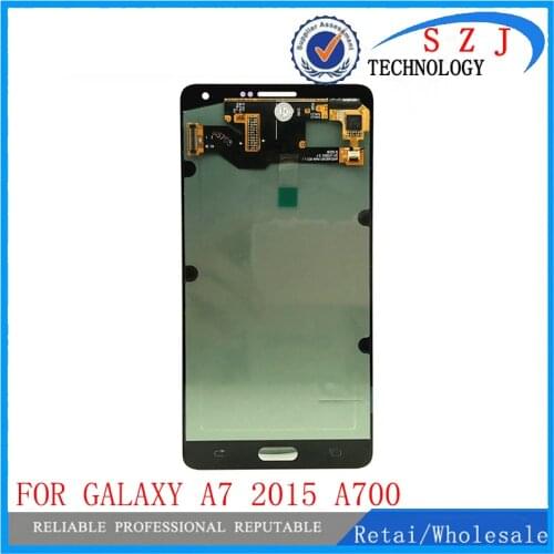 New For Samsung Galaxy A7 2015 A700 A7000 A700H A700F A700FD LCD Display Touch Screen Digitizer Assembly Free Shipping