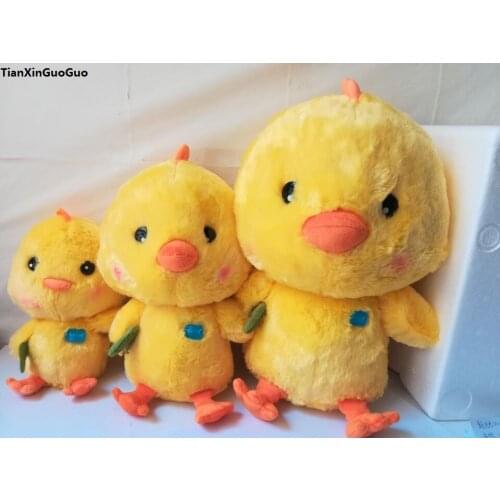 New arrival yellow chick plush toy catch worm chick soft doll throw pillow toy birthday gift b0784