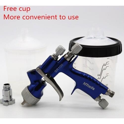 New and Efficient SR-100 Spray Gun Professional Gravity Spray Gun car Paint gun painted high efficiency RP 1.3mm NOZZLE