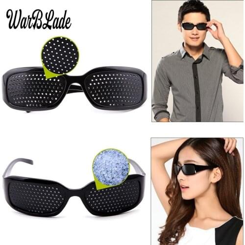 WarBLade Child Anti-myopia Glasses Women Vision Care Pin hole Sunglasses Eyesight Improve Natural Healing Anti-fatigue