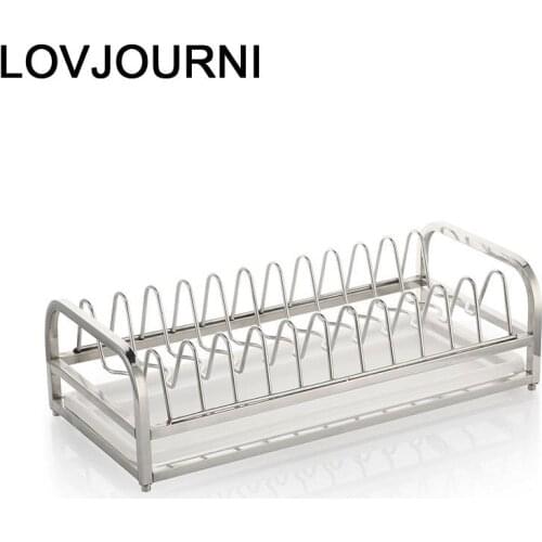 Organisateur Organization Cuisine Rangement Cosas De Stainless Steel Dish Cozinha Cocina Organizador Kitchen Storage Rack Holder