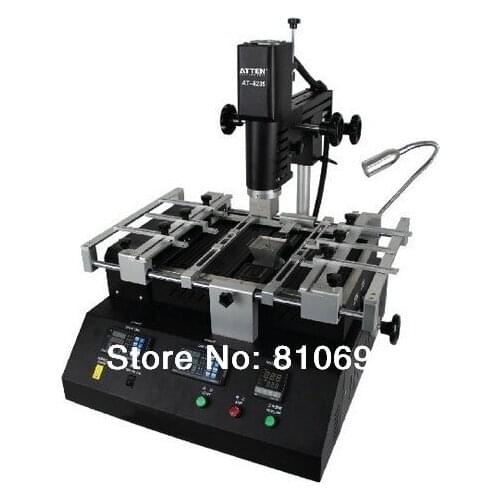 AT-8235 BGA REWORK STATION with external temperature sensor enables temperature monitoring and accurate analysis 110V 220V