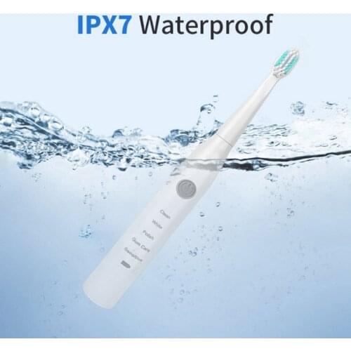 Rechargeable 5-speed Adjustable Sonic Waterproof Electric Toothbrush Acoustic Vibration Five Functions