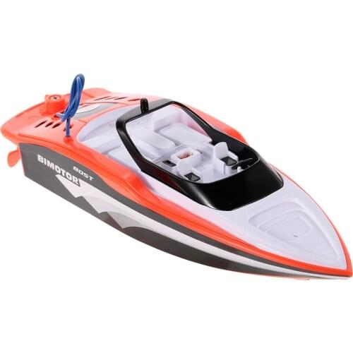 RC Boat Create Toys 3392M Portable Micro RC Racing Boat Remote Control Speedboat Boy Gift Kid Toy