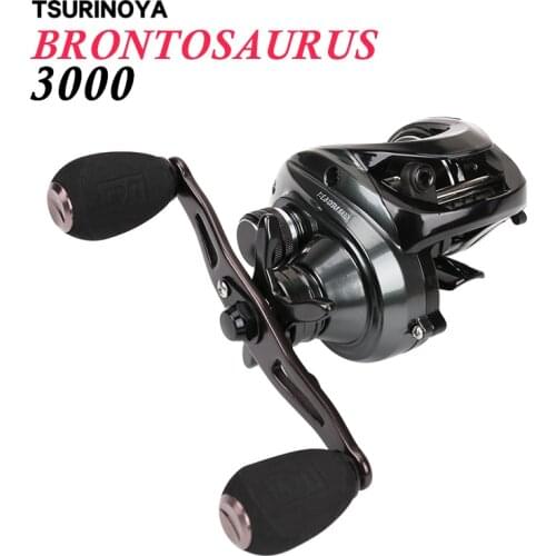 TSURINOYA BRONTOSAURUS 3000 Bait Casting Fishing Reel 260g 6.3:1Ratio 9+1BB 10kg Drag Power Full Metal Baitcasting Reel Wheels