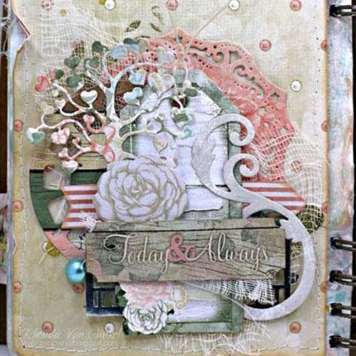 Panalisacraft Flower Frame Metal Cutting Dies Craft Dies Scrapbooking Card Making Album Embossing Stencil Die Cut