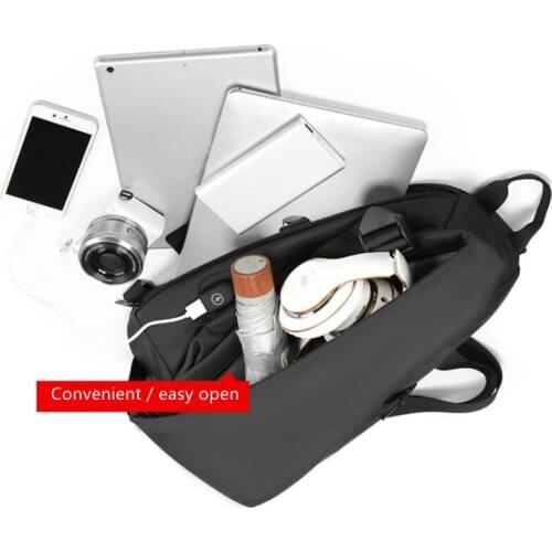 Large Capacity Man Chest Bag Casual USB Charging Crossbody Bags Men High Quality Shoulder Sling for 9.7 inch tablet Short Trip