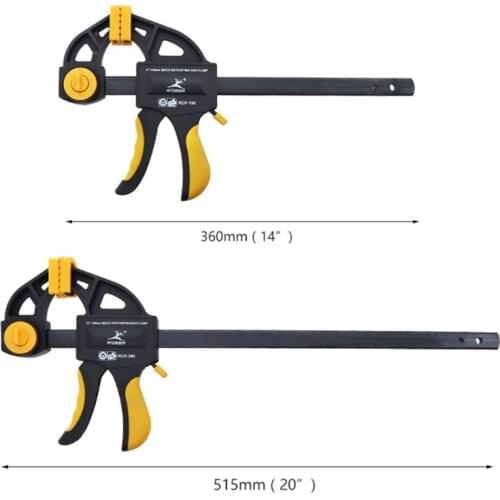 Heavy Duty F Type Clamp Clip Quick Grip Release Adjustable Woodworking Carpenter DIY Hand Tools
