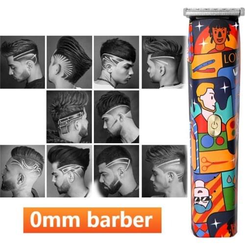 Kemei T-Outliner Trimmer Fashion Graffiti Trimmer For Men Professional Hair Clipper Scrawl Finish Hair Cutting Machine