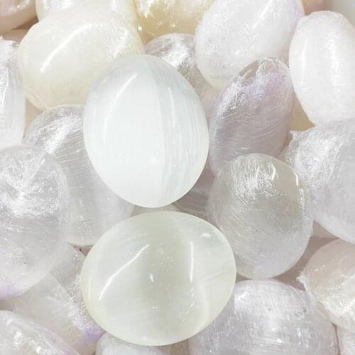 45g White Rock selenite Crystal Gem Stone polishing Original Collector Crystal Reiki healing