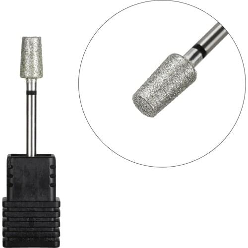 Diamond Nail Drill Bit Rotary Burr Cuticle Clean Ceramic Milling Cutter Manicure Rotary Bits Nail Drill Accessories