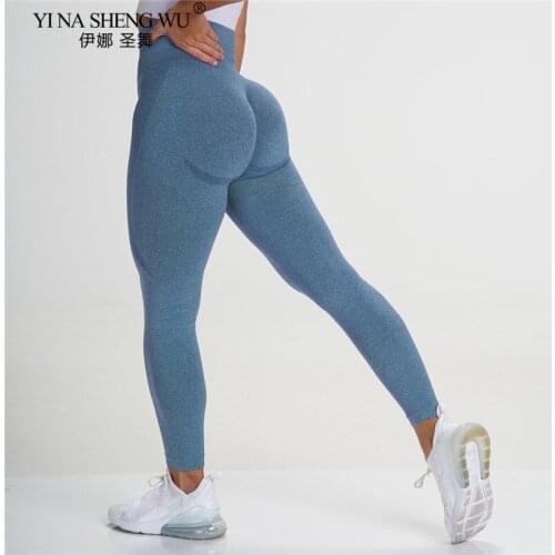 Seamless Leggings Sport Women Fitness Push Up Yoga Pants High Waist Squat Proof Workout Running Sportswear Gym Sexy Tights Pants