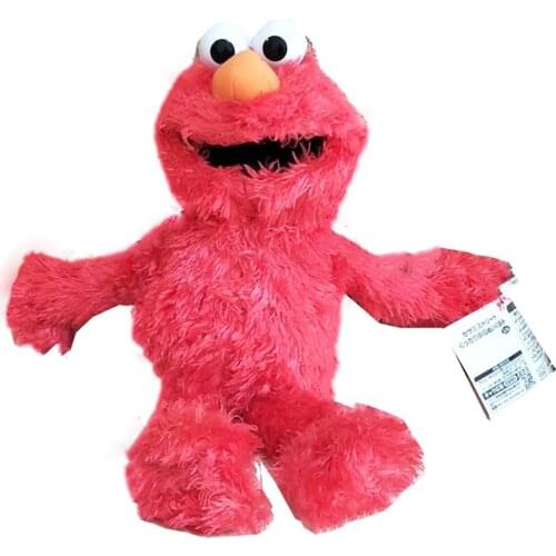 BOLAFYNIA Children Plush Stuffed Toys Red Elmo Sesame Street 35cm Baby Kid Toy for Christmas Birthday Gift