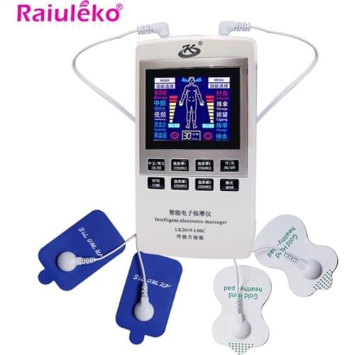 EMS Electric Muscle Stimulator Tens Multi-Function Massager Cupping Acupuncture Dual Frequency Physiotherapy Massage Machine