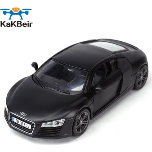 KaKBeir 1:24 Audi R8 Sports Car Static Die Cast Vehicles Collectible Model Car Toys