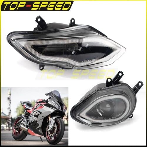 Motorcycyle PC 10-14V Headlight Assembly Set Low Beam High Beam DRL Fog Spot Light For BMW S1000RR 2015 2016 2017 2018