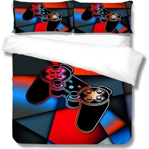 Game Handle Printed 3D Bedding Set Luxury Duvet Cover Set 2/3 Pcs Highend Bedclothes Soft Breathable Bedroom Decor