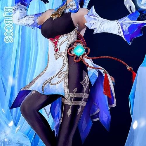 Game Genshin Impact Ganyu Cosplay Costume Carnival Halloween Sexy Dress Women Performance Outfit Props Genshin Impact Suit