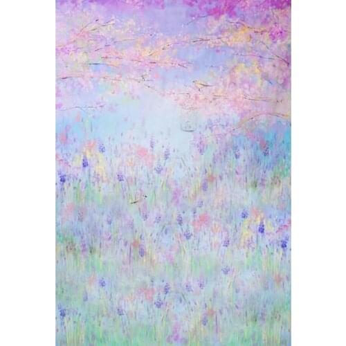 LIFE MAGIC BOX Seamless Polyester Flower Photophone Kids Photography Backdrops Camera Vintage Backgrounds