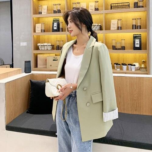 Small Suit Jacket Women Spring 2020 Popular Spring New Solid Color Korean Wild Casual Fashion Wild Suit Jacket Women
