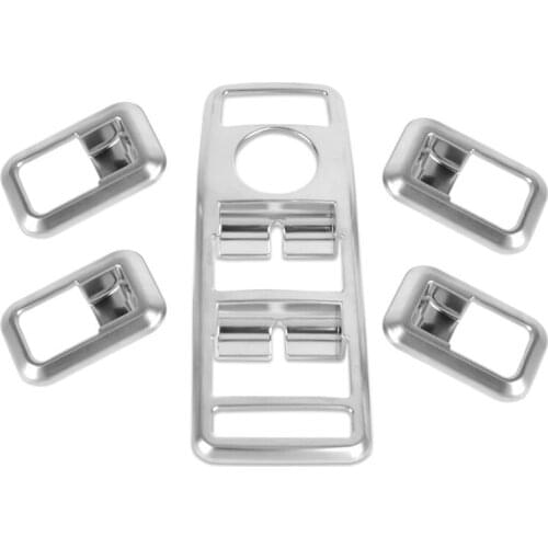 Matt Chrome Door Window Switch Panel Cover Car Stylings Trim For Mercedes C Glk Class W176 W246 W204 W212 W218 X204