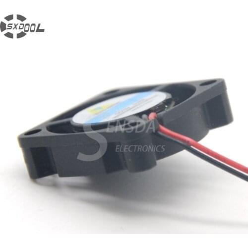 SXDOOL micro MINI Brushless DC Cooling Fan 2 wire 12V 0.12A 25x25x7mm 25mm 2507 slim
